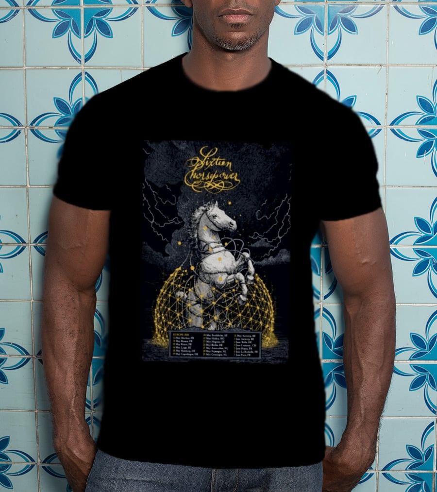 Sixteen Horsepower Europe 2026 Tour Dates And Locations T-Shirt