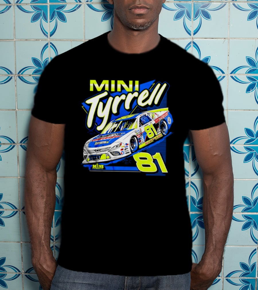 Mini Tyrrell 81 Nascar Racing Car Ts Tin Auto T-Shirt