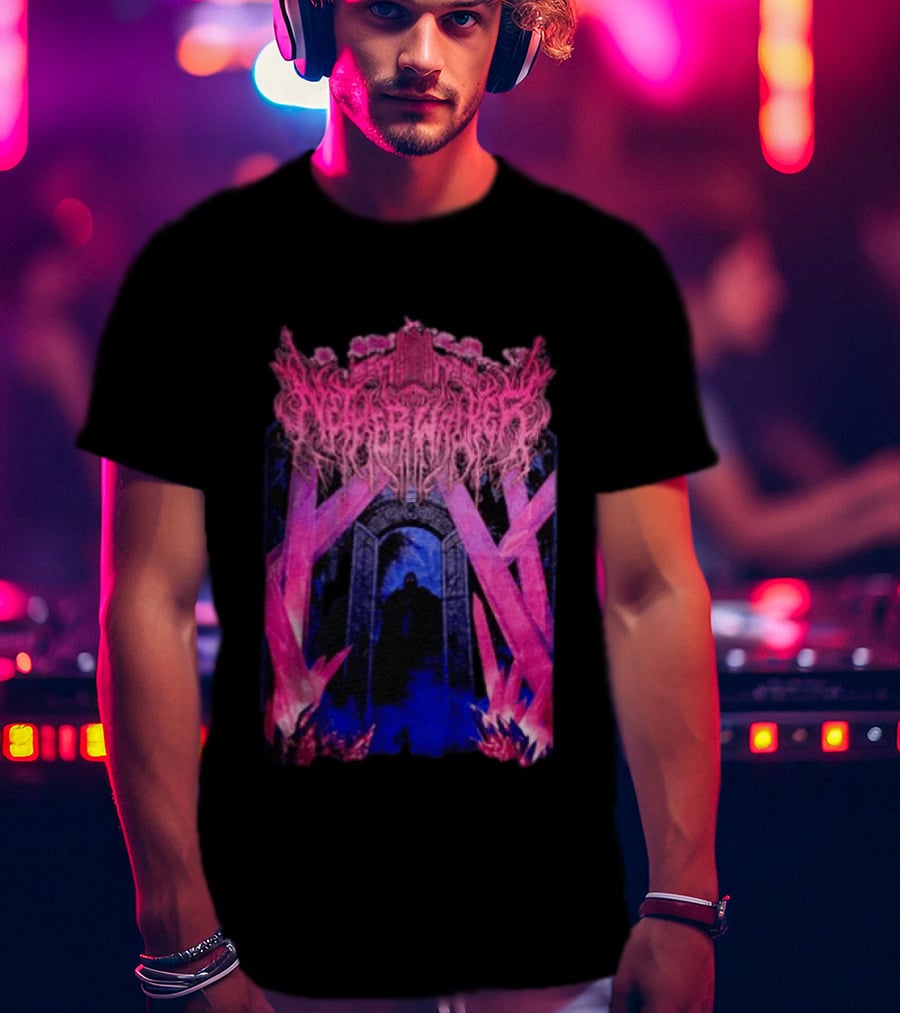 Netherwalker Crystal Knight Gothic Fantasy Portal Enigma T-Shirt