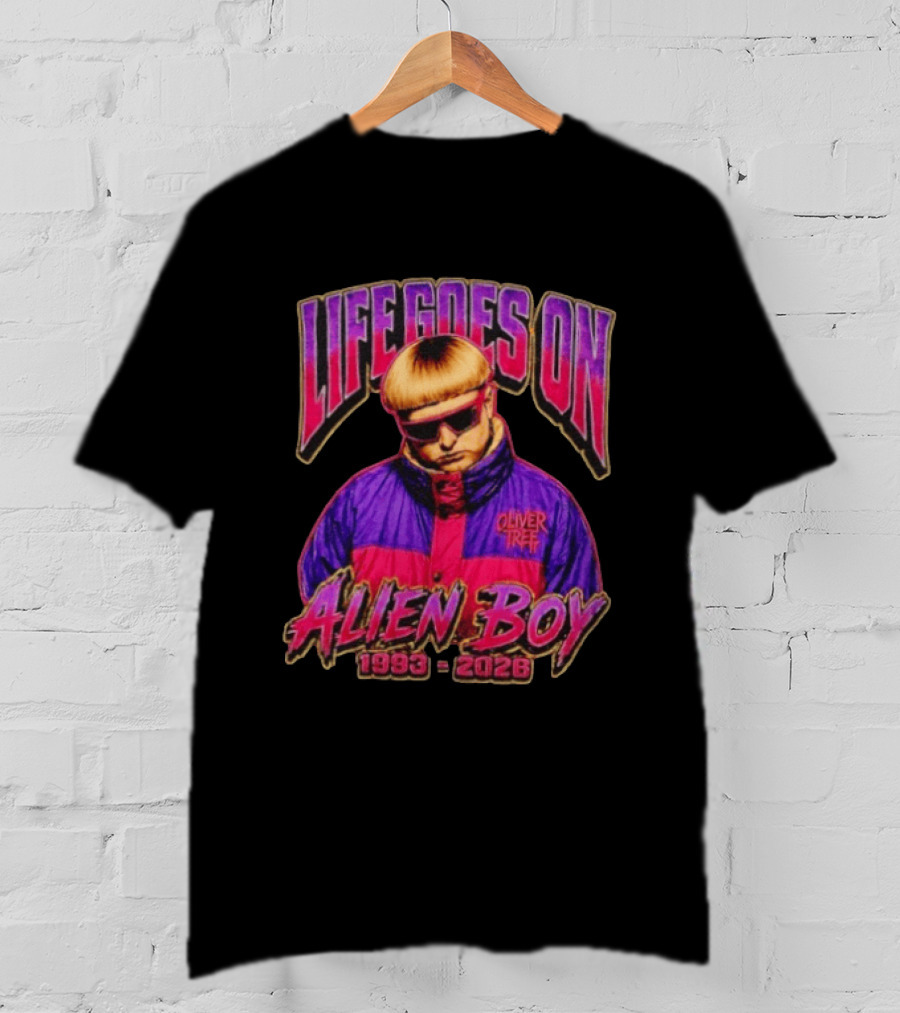 Oliver Tree Life Goes On Alien Boy 1993 2026 T-Shirt