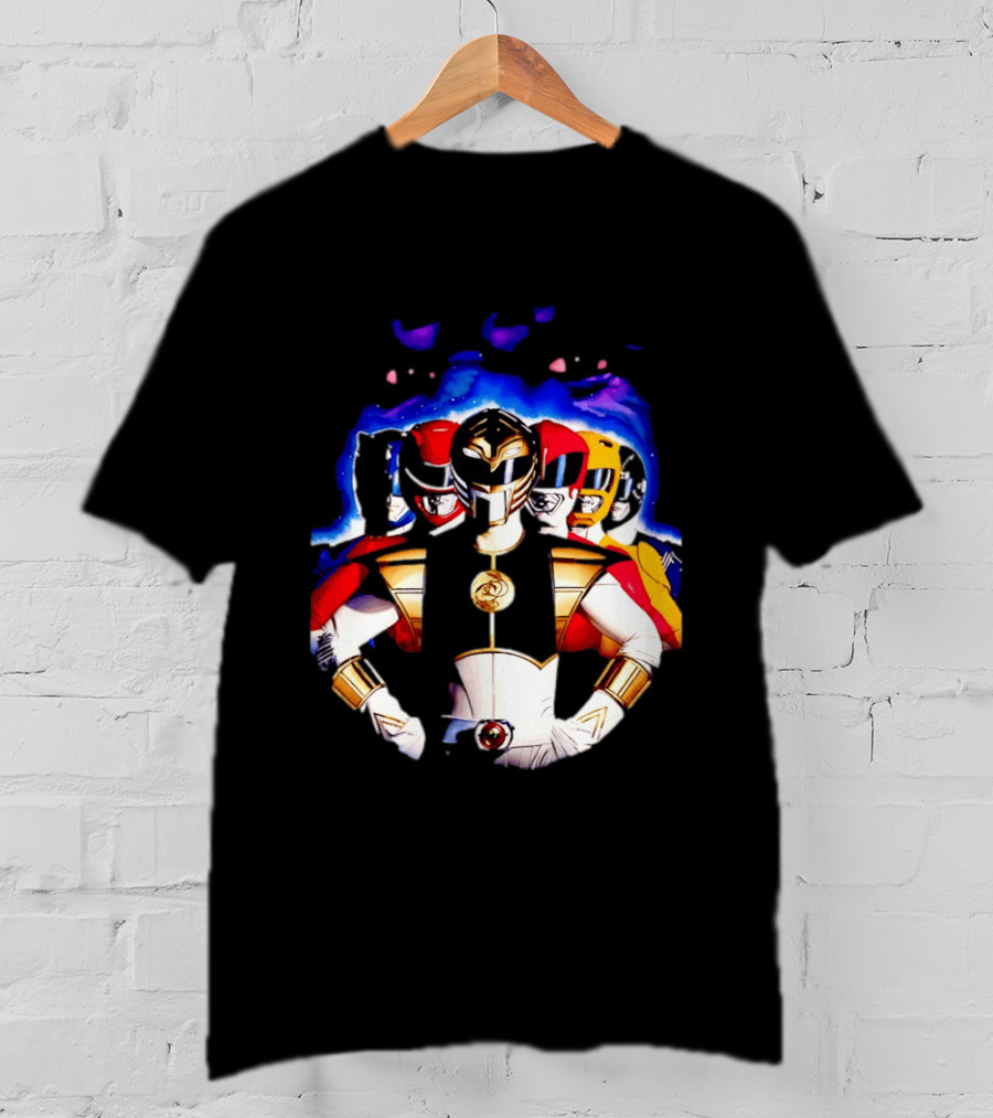 Power Rangers White Ranger Mighty Morphin Team Legacy T-Shirt