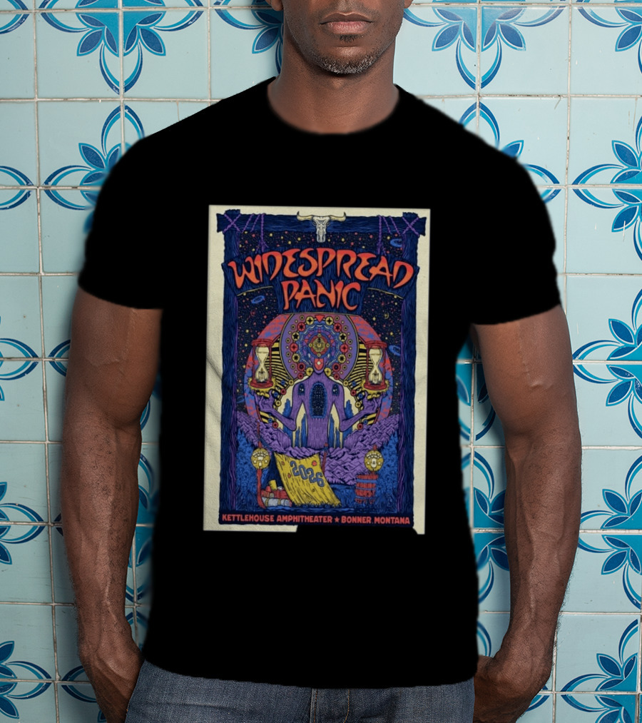 Widespread Panic 2026 KettleHouse Amphitheater Bonner Montana Concert Event July 7 8 T-Shirt