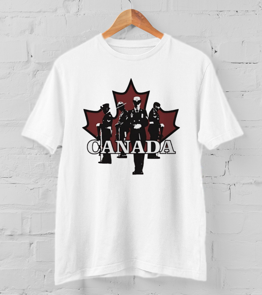 Canada Maple Leaf Canadian Armed Forces Personnel T-Shirt