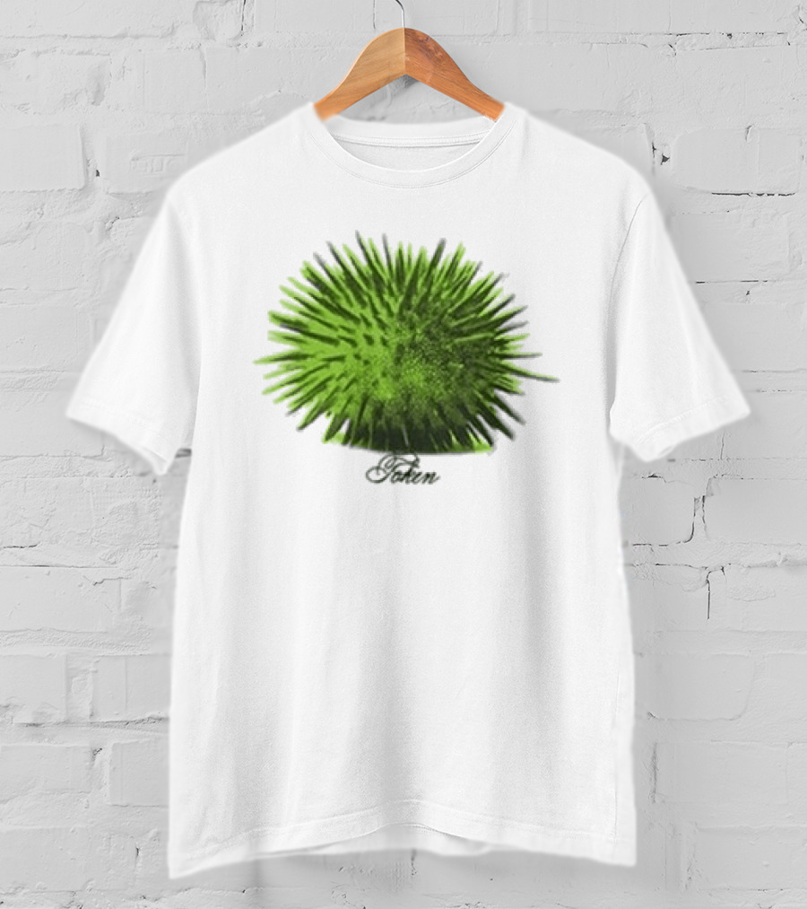 Note Token Nyc Touch Green Artistic Burst T-Shirt