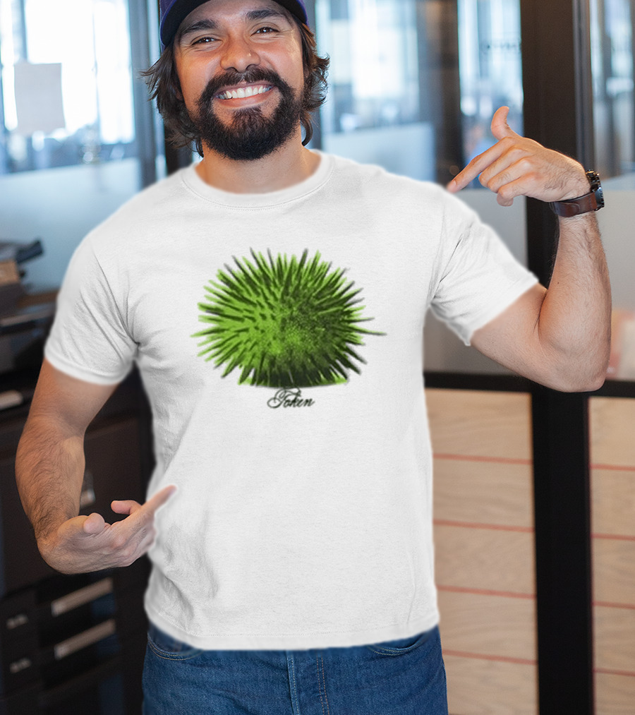 Note Token Nyc Touch Green Artistic Burst T-Shirt
