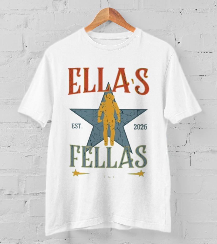 Ella's Fellas Star USA Est 2026 Dandelion T-Shirt