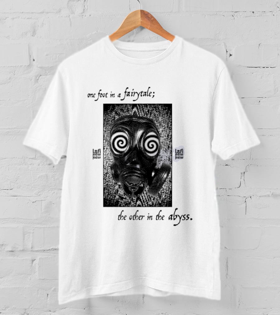 One Foot In A Fairytale The Other In The Abyss Hypnotic Spiral Eyes Face T-Shirt