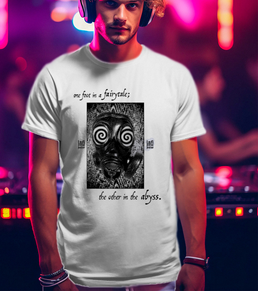 One Foot In A Fairytale The Other In The Abyss Hypnotic Spiral Eyes Face T-Shirt