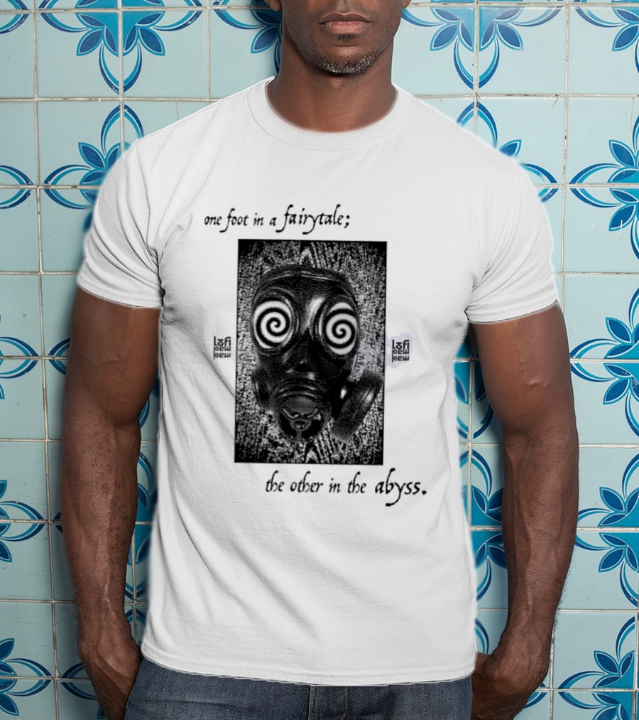 One Foot In A Fairytale The Other In The Abyss Hypnotic Spiral Eyes Face T-Shirt
