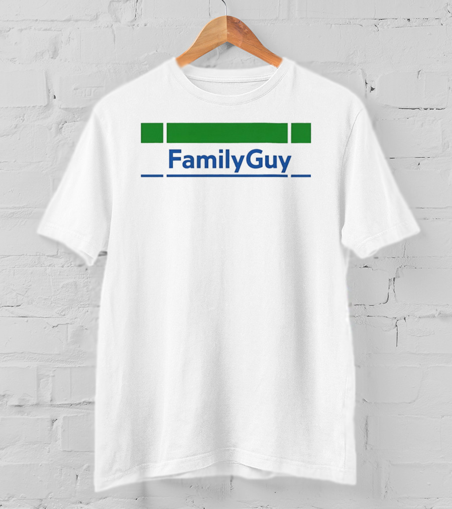 Family Guy Subway Transit Style Concept T-Shirt