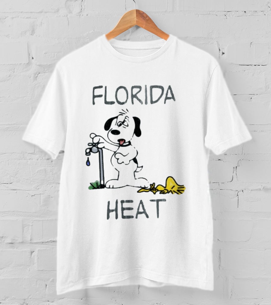 Florida Heat Snoopy Woodstock Peanuts T-Shirt