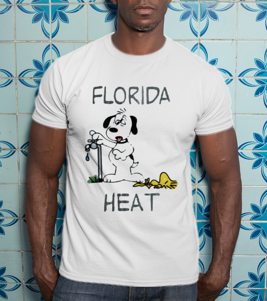 Florida Heat Snoopy Woodstock Peanuts T-Shirt
