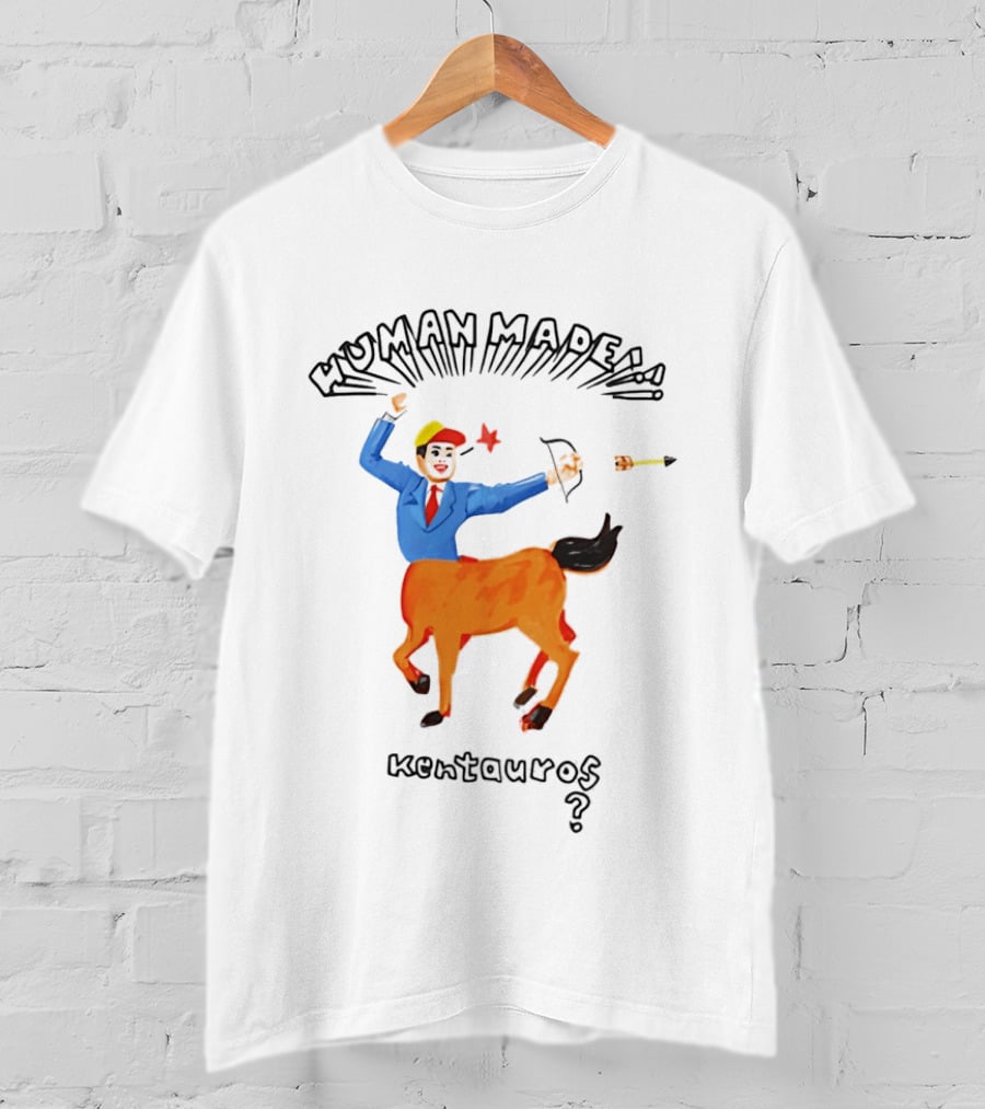 Human Made Kentauros Centaur Businessman Archer T-Shirt