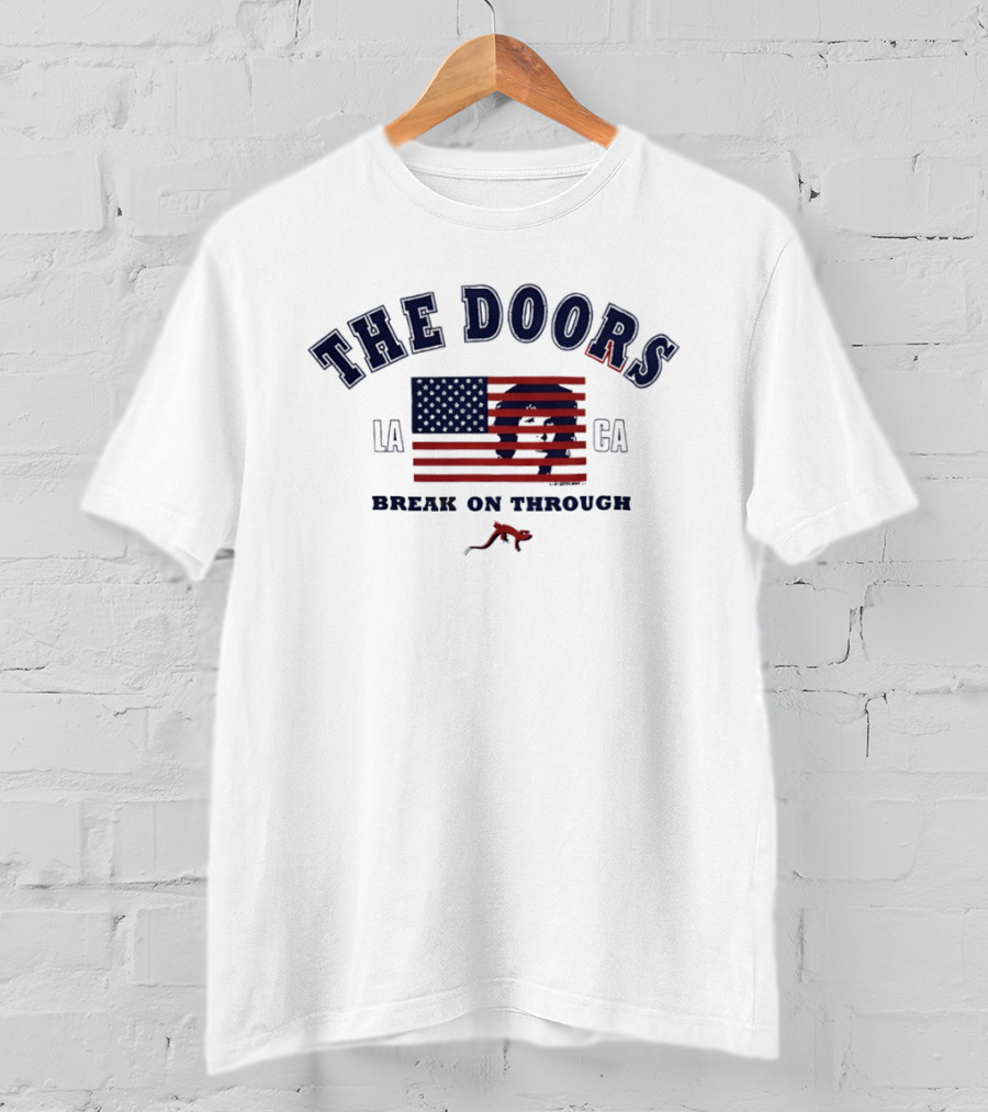 The Doors Break On Through LA CA Flag T-Shirt