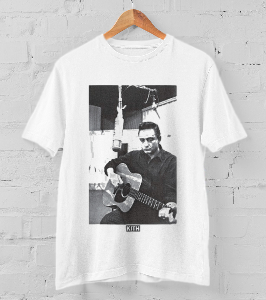 Kith Records Johnny Cash Folsom Prison Retro Music T-Shirt