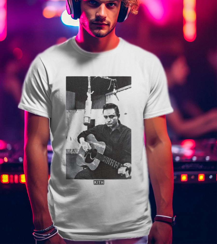 Kith Records Johnny Cash Folsom Prison Retro Music T-Shirt