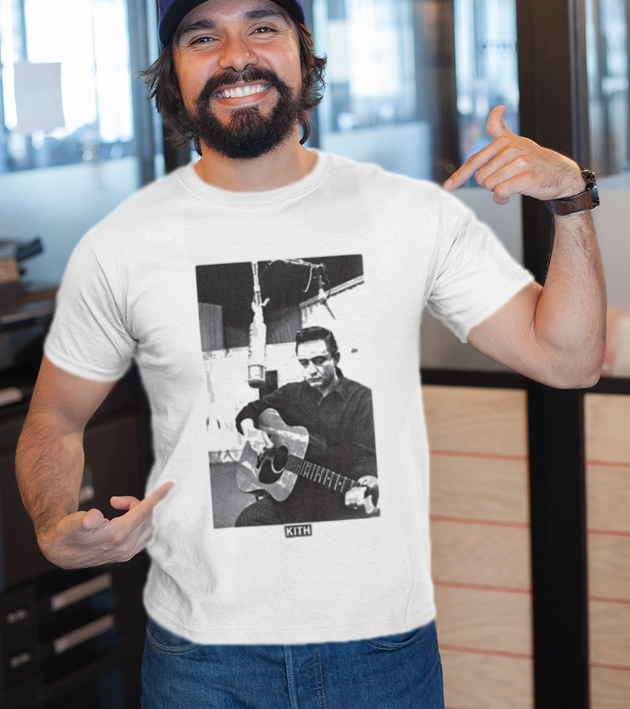 Kith Records Johnny Cash Folsom Prison Retro Music T-Shirt