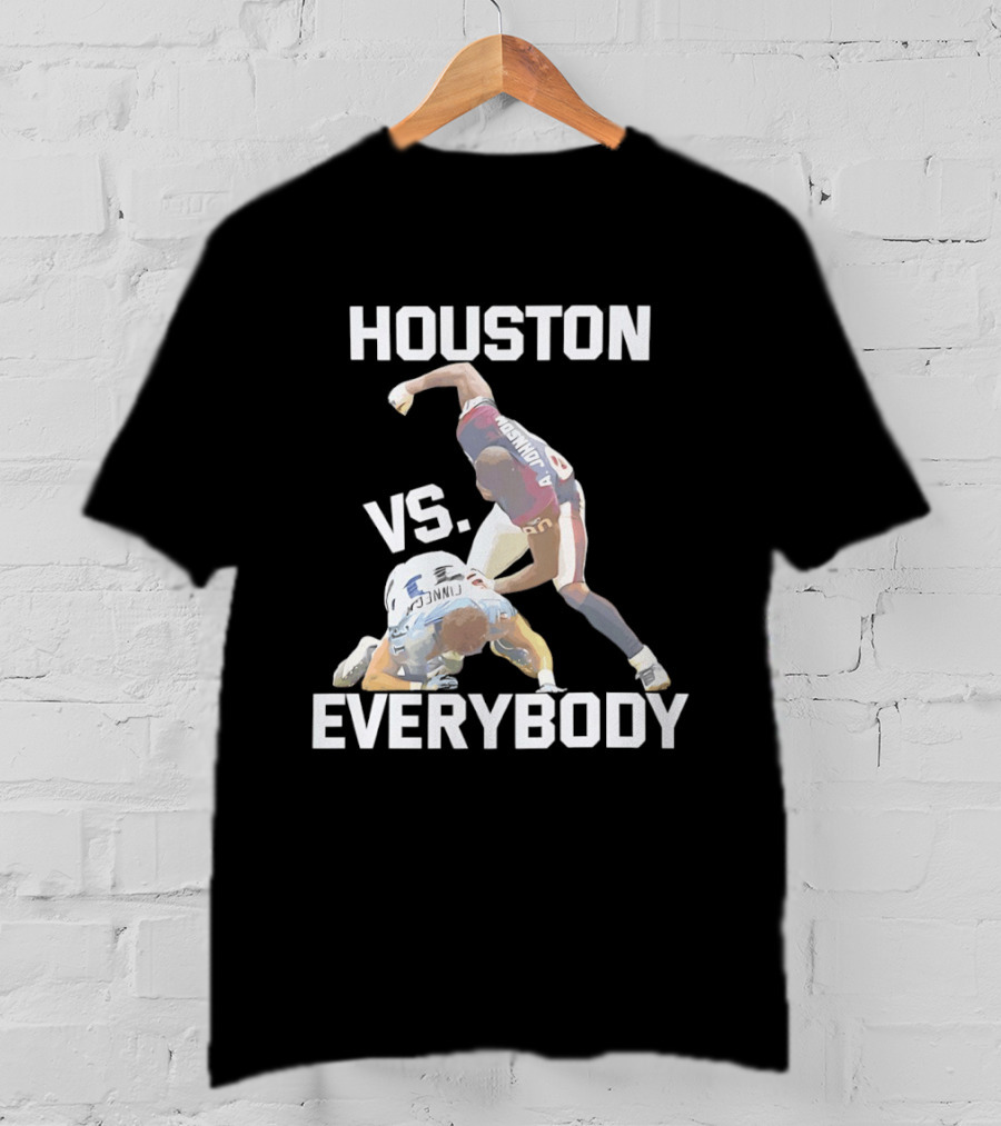 Houston Andre Johnson Vs Cortland Finnegan Everybody Texans Football Rivalry T-Shirt