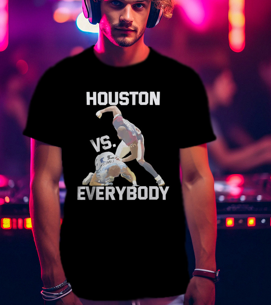 Houston Andre Johnson Vs Cortland Finnegan Everybody Texans Football Rivalry T-Shirt