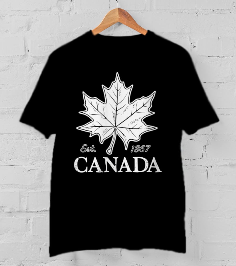 Canada Maple Leaf Est 1867 Canadian Pride T-Shirt