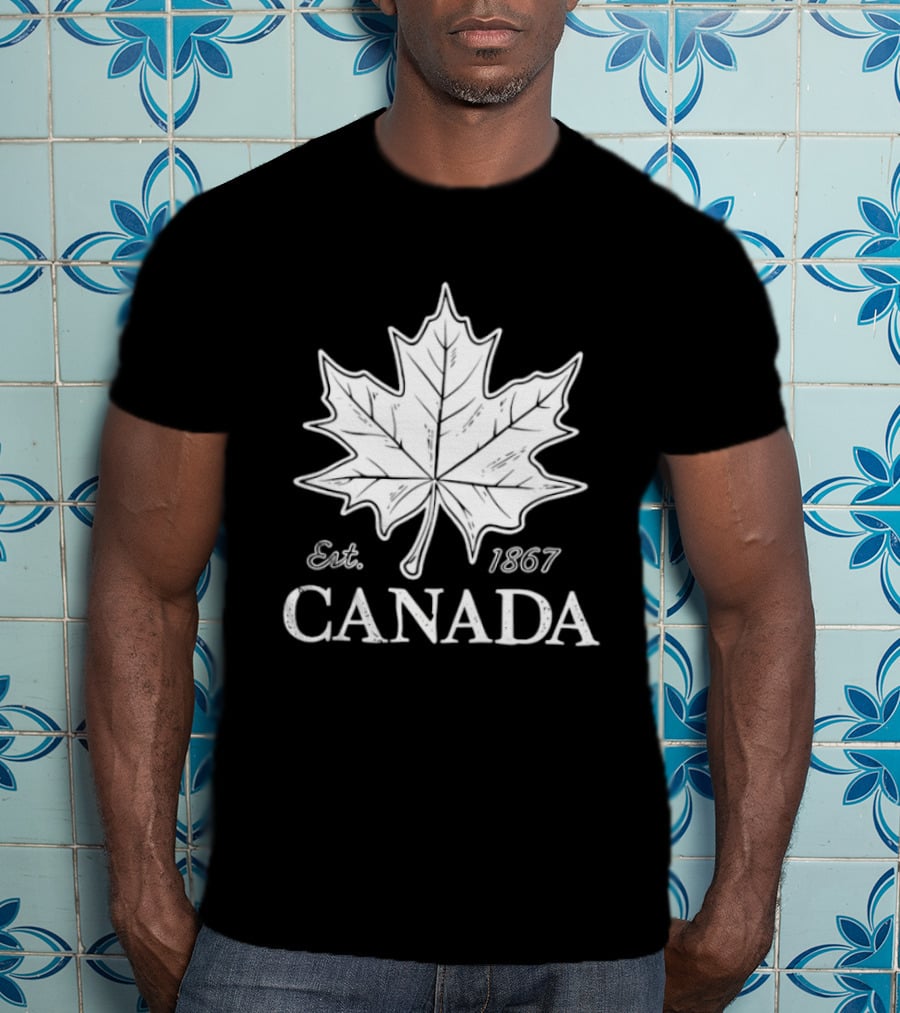 Canada Maple Leaf Est 1867 Canadian Pride T-Shirt