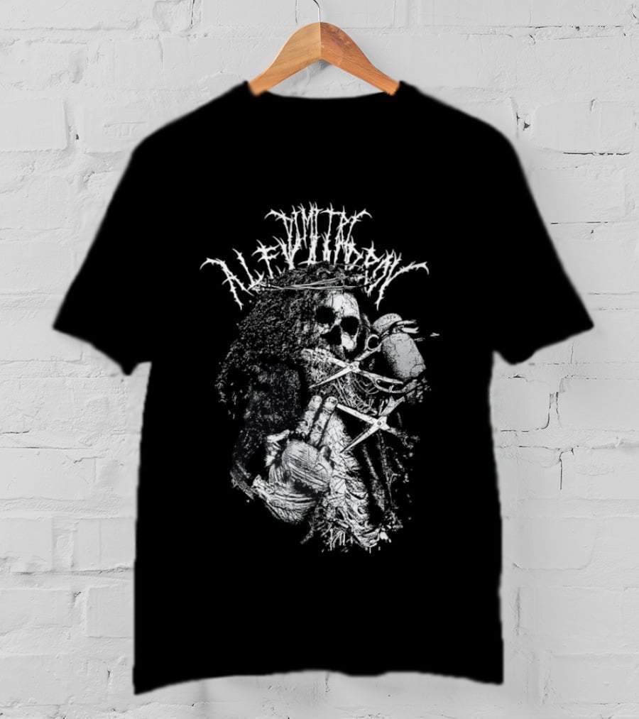 Dimitri Alejandro Skeleton Jesus Hand Drawn T-Shirt