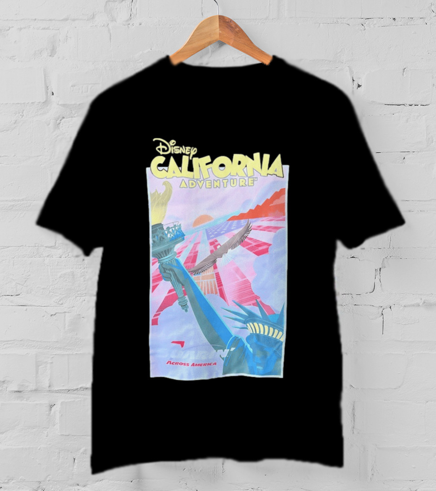Disney California Adventure Park Soarin' Across America Liberty Eagle T-Shirt