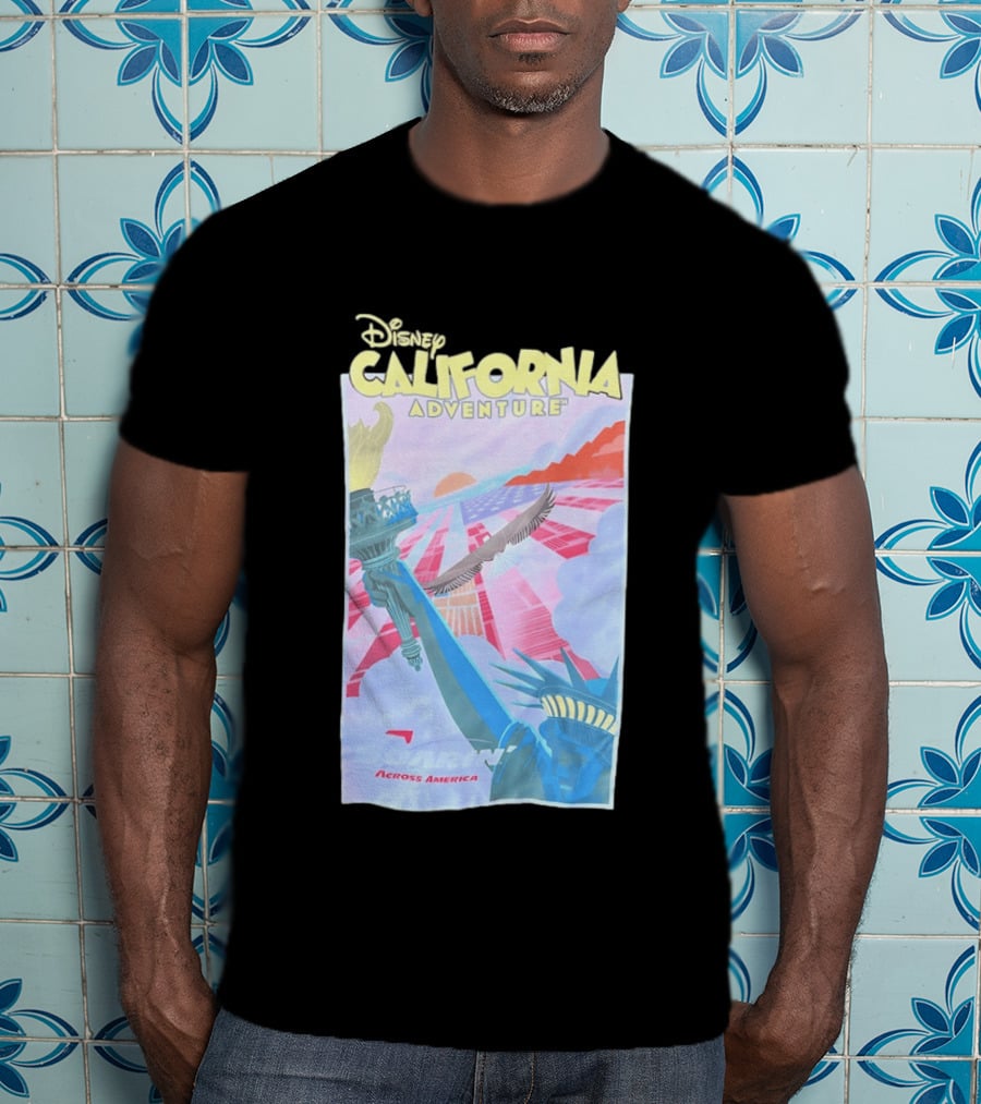 Disney California Adventure Park Soarin' Across America Liberty Eagle T-Shirt