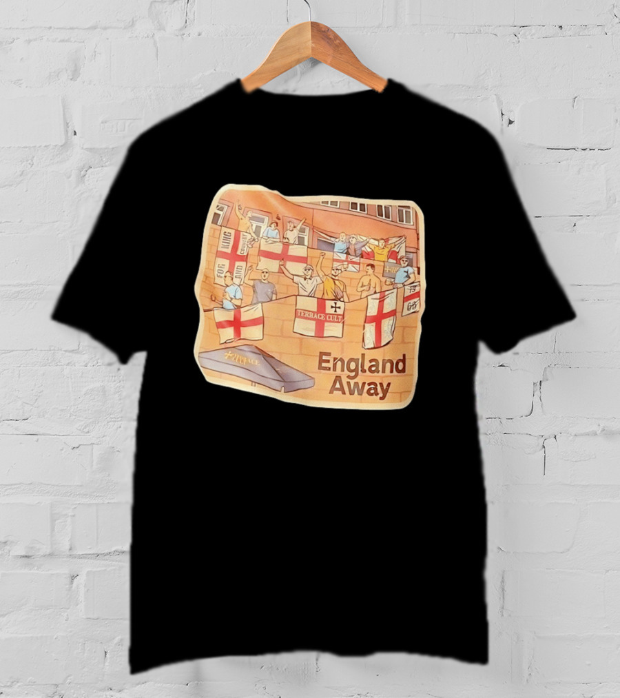 England Away Terrace Cult For King And Country Flag T-Shirt