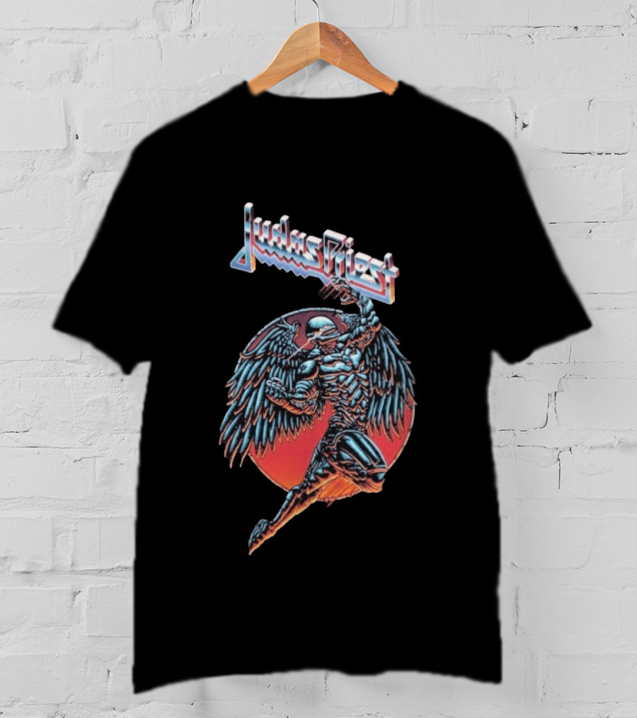 Judas Priest Redeemer Angel Wings Iconic Band T-Shirt