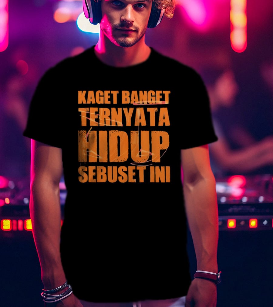 Kaget Banget Ternyata Hidup Sebuset Ini Bold Orange T-Shirt