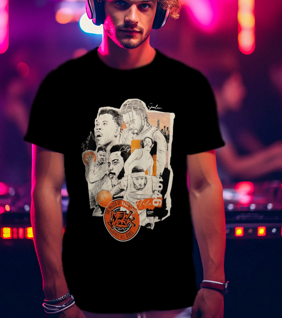 Ewing Jalen Clyde Melo New York Knicks The Mecca Of Basketball 1946 Against All Odds T-Shirt