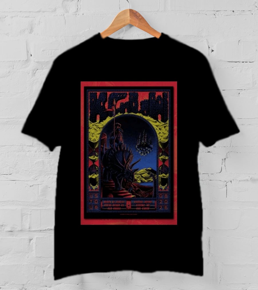 King Gizzard & The Lizard Wizard US Tour 2026 KDHH T-Shirt