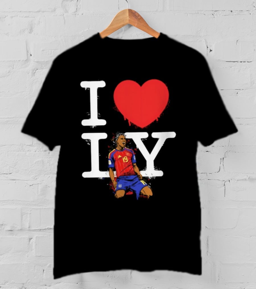 I Love Lamine Yamal Spain National Football Team 19 T-Shirt