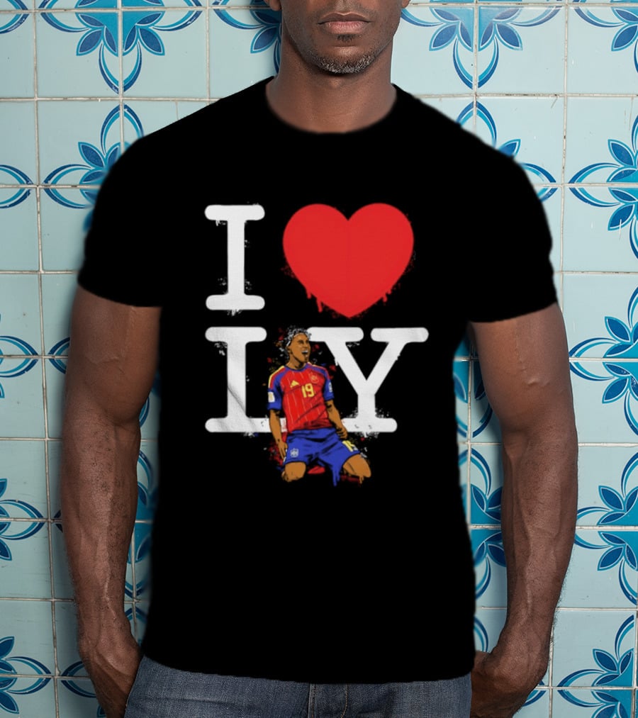 I Love Lamine Yamal Spain National Football Team 19 T-Shirt