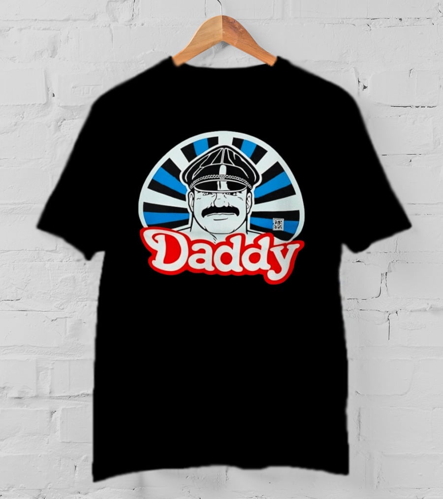Daddy Leather Cap T-Shirt
