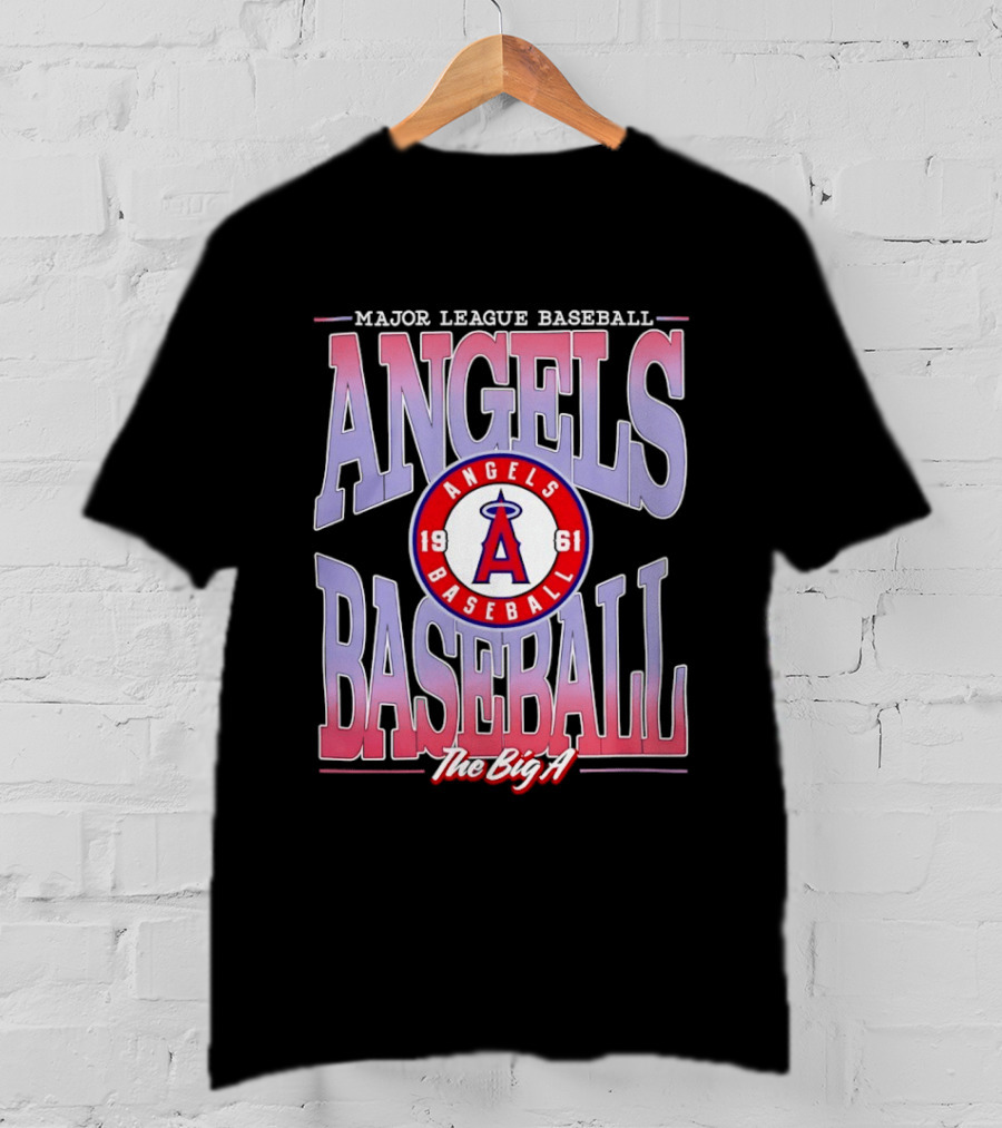 Los Angeles Angels Baseball The Big A 1961 Major League Angels T-Shirt