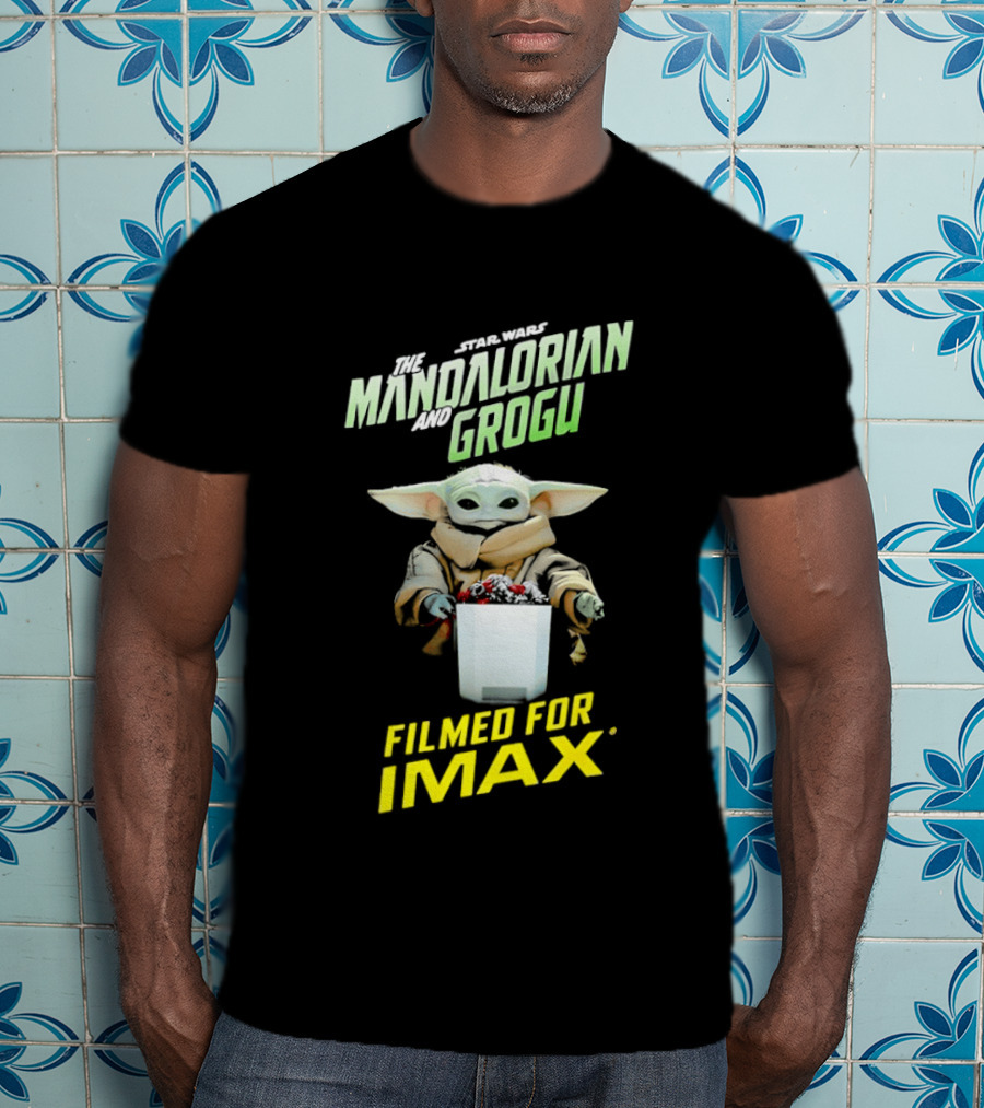 The Mandalorian And Grogu Filmed For IMAX Bucket Scene T-Shirt