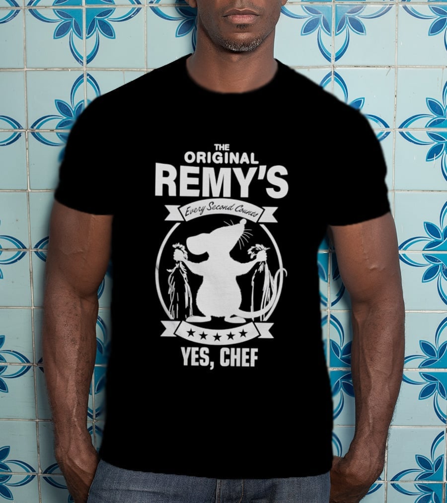The Original Remy's Every Second Counts Yes Chef Rat T-Shirt