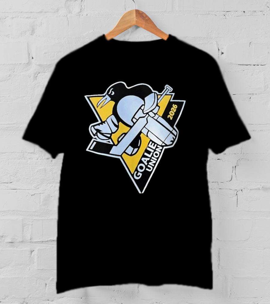 Pittsburgh Penguins Goalie Union 2026 Ice Hockey T-Shirt