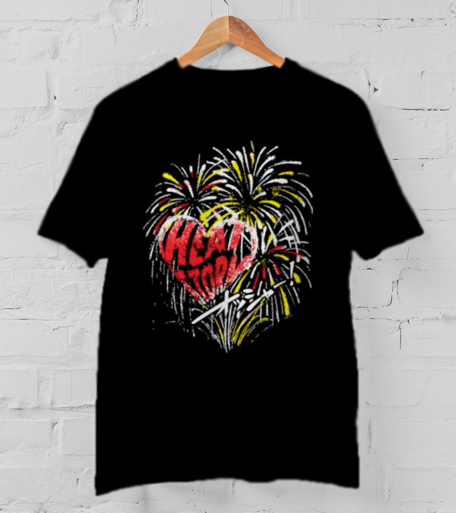 Yuya Uemura Heart Fireworks Pro Wrestling T-Shirt