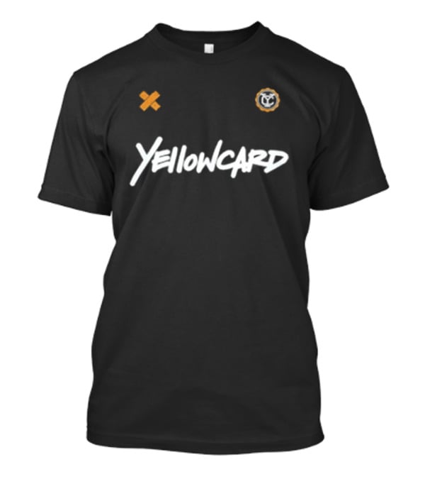 Yellowcard Better Days 26 White Text Band Name X O T-Shirt