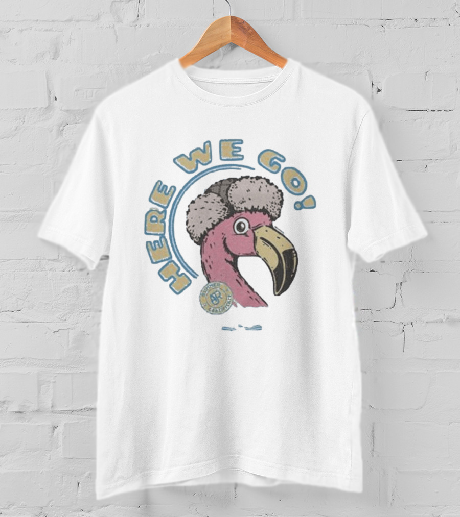 Here We Go Flamingo AJR Brothers Pink Bird Winter Hat T-Shirt