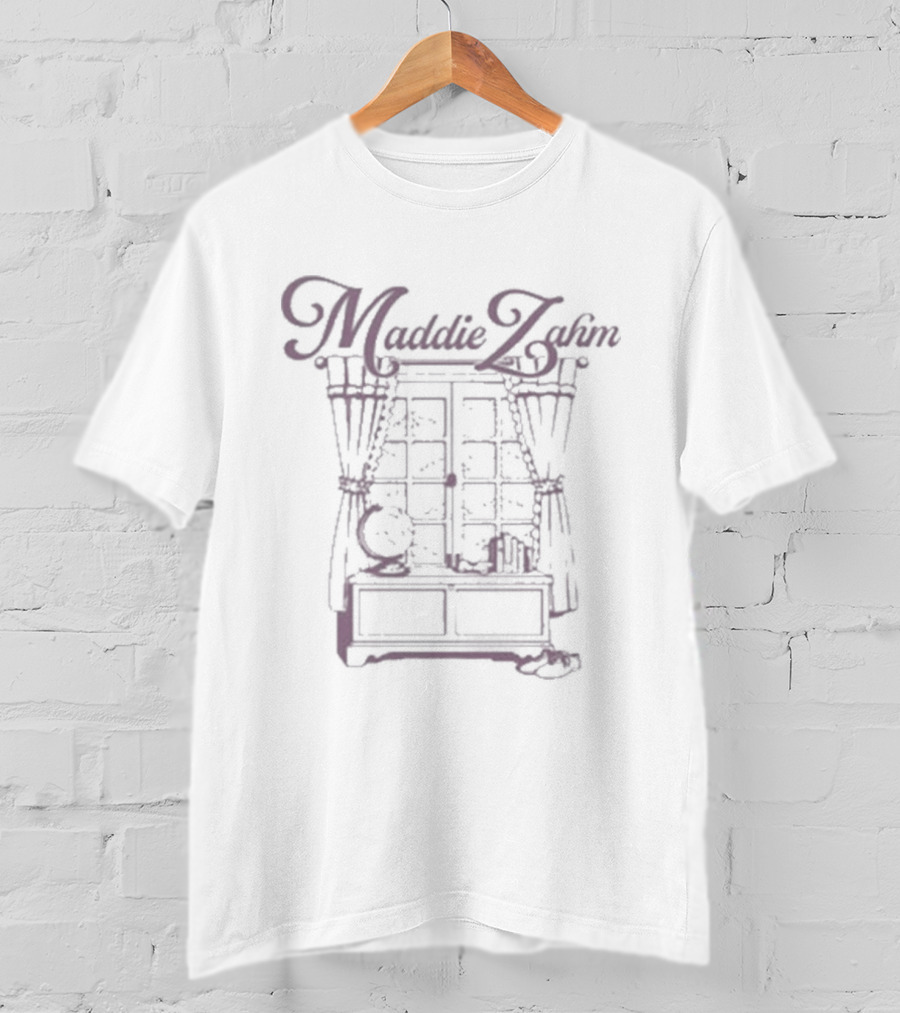 Maddie Zahm Window Cats Curtains T-Shirt