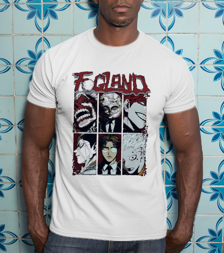 FOGLAND Manga Characters Face Expressions T-Shirt