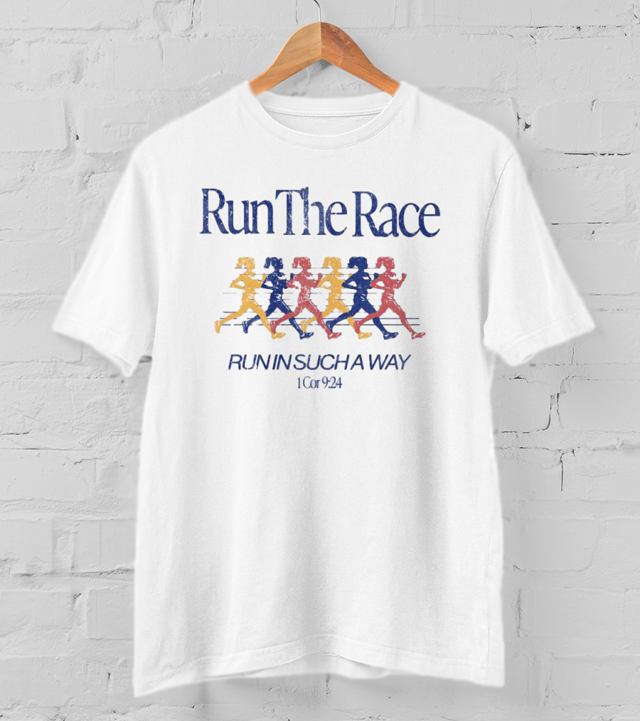 Run The Race Run In Such A Way 1 Cor 9 24 Women Runners T-Shirt