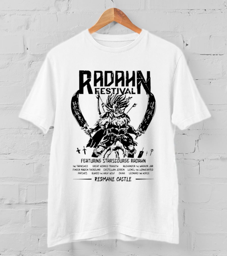 Radahn Festival Starscourge Elden Ring Redmane Castle The Tarnished Blaidd T-Shirt