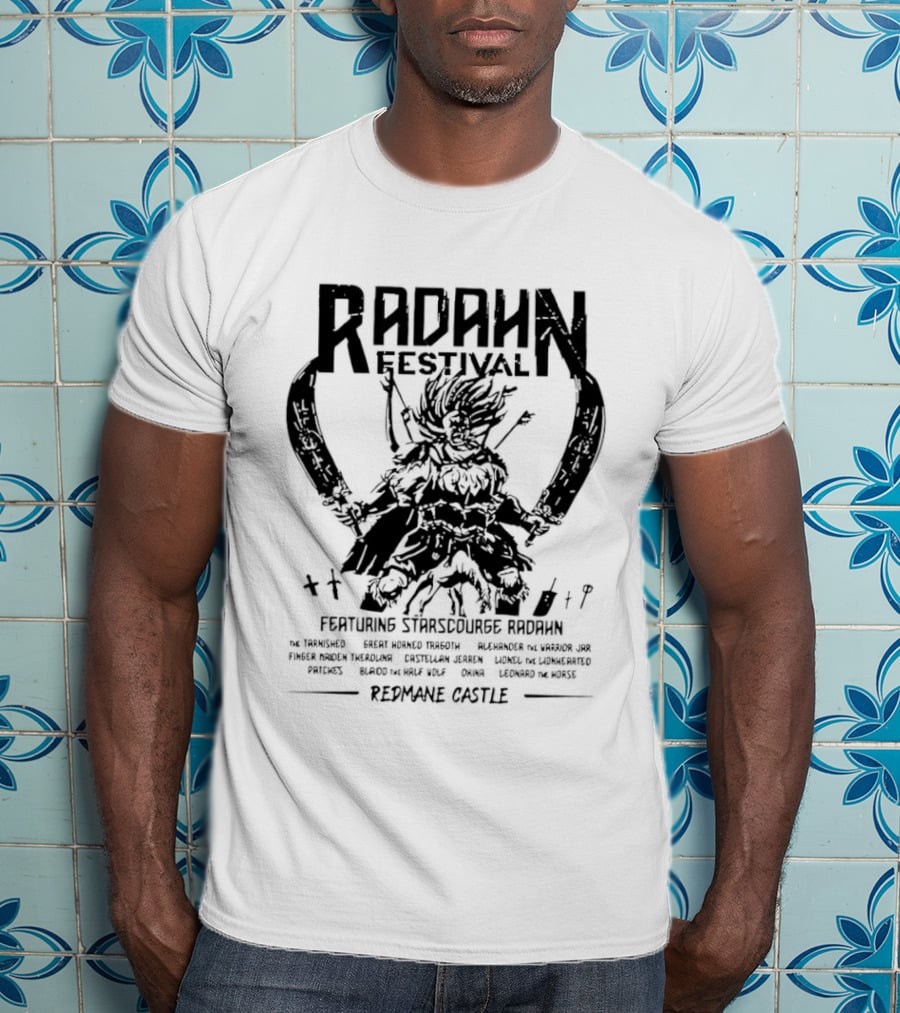 Radahn Festival Starscourge Elden Ring Redmane Castle The Tarnished Blaidd T-Shirt