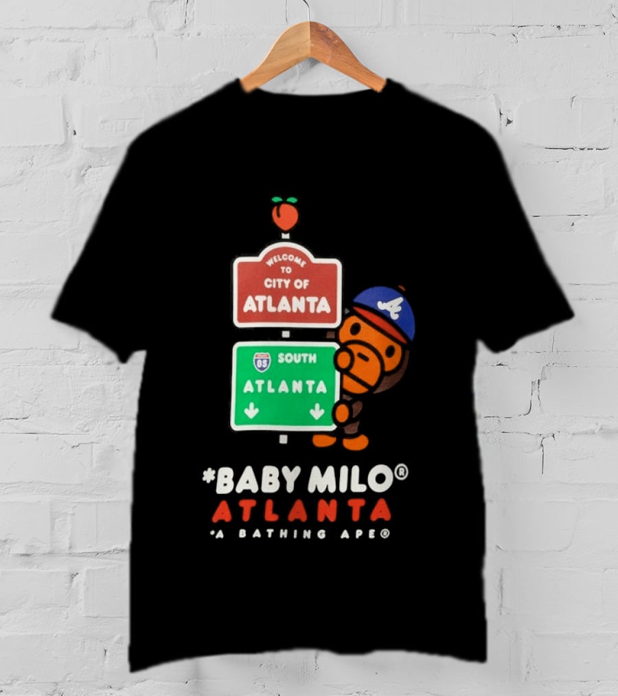 Welcome To City Of Atlanta Baby Milo A Bathing Ape South Atlanta 85 T-Shirt