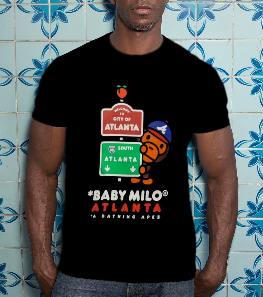 Welcome To City Of Atlanta Baby Milo A Bathing Ape South Atlanta 85 T-Shirt